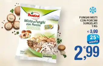 Qui Discount FUNGHI MISTI CON PORCINI SURGELATI 1 KG offerta