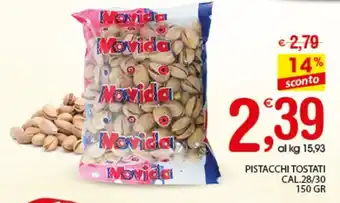 PISTACCHI TOSTATI CAL.28/30 150 GR