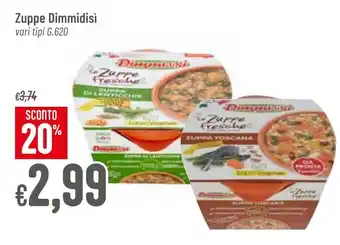 Pan Zuppe Dimmidisì vari tipi G.620 offerta