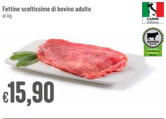 Pan Fettine sceltissime di bovino adulto offerta