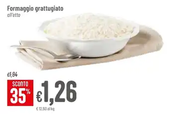 Pan Formaggio grattugiato offerta