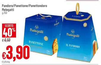 Pandoro/Panettone/Panettondoro Melegatti g.750