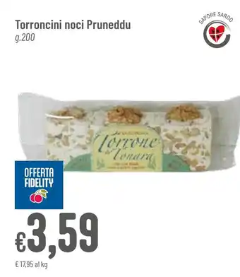 Pan Torroncini noci Pruneddu g.200 offerta