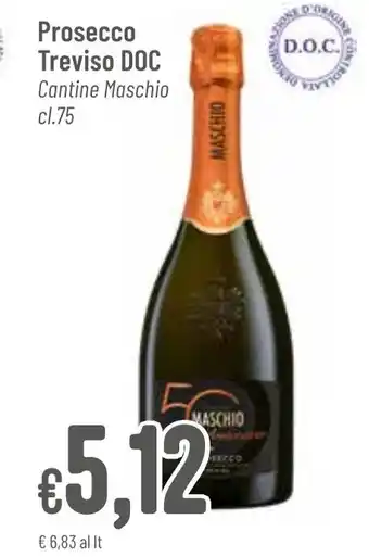 Pan Prosecco Treviso DOC Cantine Maschio cl.75 offerta