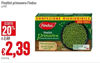Pisellini primavera Findus g.450