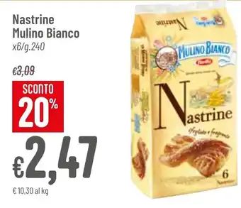 Pan Nastrine Mulino Bianco x6/g.240 offerta