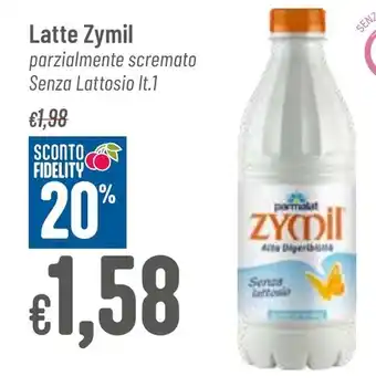 Pan Latte Zymil parzialmente scremato Senza Lattosio lt.1 offerta