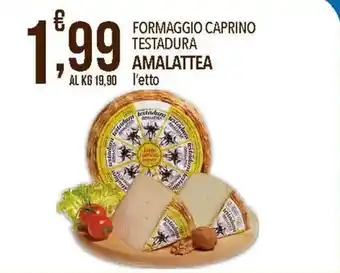 Iper Nonna Isa FORMAGGIO CAPRINO TESTADURA AMALATTEA offerta