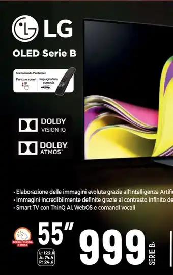 Expert Lg - oled serie b 55'' offerta