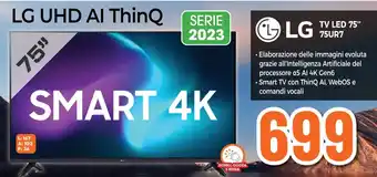 Expert Lg - tv led 75 75ur7 offerta