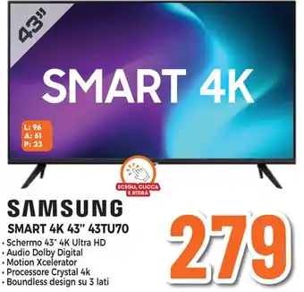 Samsung - smart 4k 43 43tu70