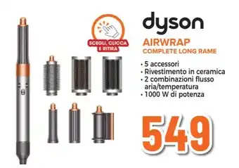 Expert Dyson - airwrap styler per capelli complete long nichel/rame offerta