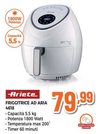 Expert Ariete - friggitrice ad aria 4618 offerta
