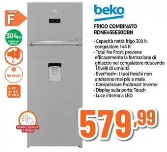 Beko - frigo combinato rdne455e30dbn