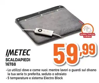 Expert Imetec - scaldapiedi 16788 offerta
