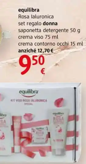dm drogerie markt equilibra Rosa laluronica Set regalo Donna offerta
