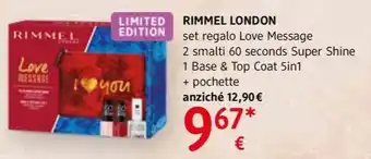 RIMMEL LONDON set regalo Love Message
