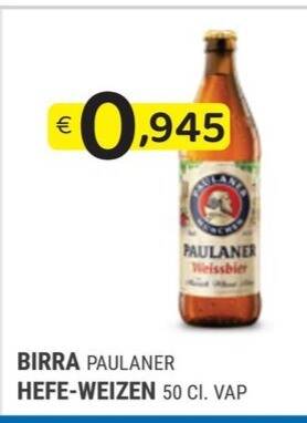 Samia Cash and Carry BIRRA PAULANER HEFE-WEIZEN 50 CL. VAP offerta