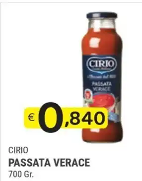 CIRIO PASSATA VERACE 700 Gr.