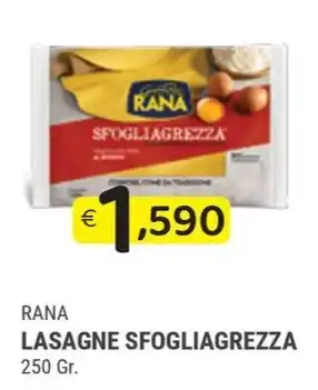 RANA LASAGNE SFOGLIAGREZZA 250 Gr.