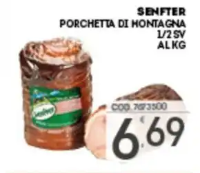 Eurocash SENFTER PORCHETTA DI MONTAGNA offerta