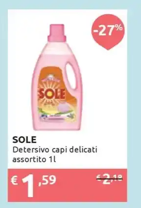 SOLE Detersivo capi delicati assortito 1 l