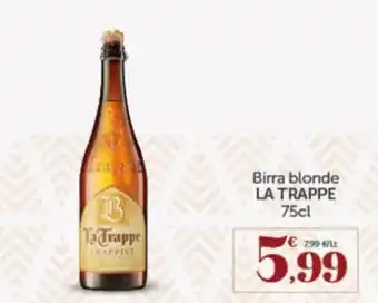 Birra blonde LA TRAPPE 75cl