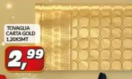 Tovaglia carta gold