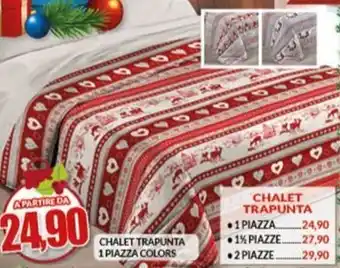 Risparmio Casa Chalet trapunta 1 piazza colors offerta