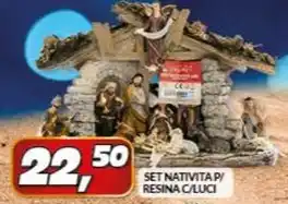 Set nativita p/resina c/luci