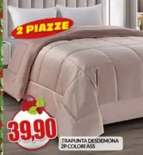 Risparmio Casa Trapunta desdemona 2p colori ass offerta