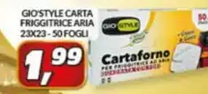 Risparmio Casa Gio'style - carta friggitrice aria offerta