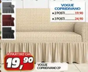 Risparmio Casa Vogue copridivano 2p offerta