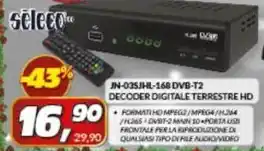 Risparmio Casa Seleco - jn-035jhl-168 dvb-t2 decoder digitale terrestre hd offerta