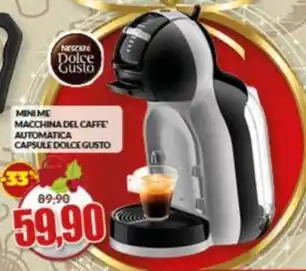 Risparmio Casa Mini me macchina del caffe' automatica capsule dolce gusto offerta