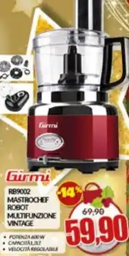 Risparmio Casa Girmi - rb9002 mastrochef robot multifunzione vintage offerta