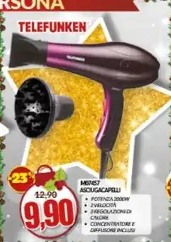 Risparmio Casa Telefunken - m37457 asciugacapelli offerta