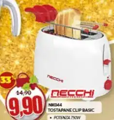 Risparmio Casa Necchi - nk044 tostapane clip basic offerta