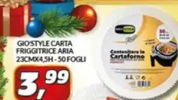 Risparmio Casa Gio'style - carta friggitrice aria offerta