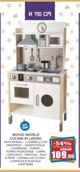 Happy Casa Wood world - cucina in legno offerta