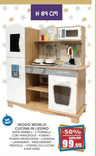 Happy Casa Wood world - cucina in legno offerta