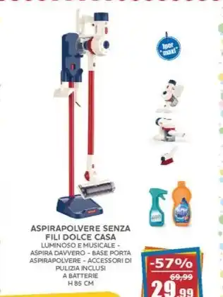 Happy Casa Dolce casa - aspirapolvere senza fili offerta