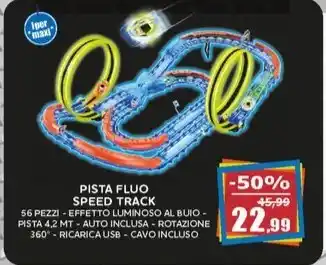 Happy Casa Pista fluo speed track offerta