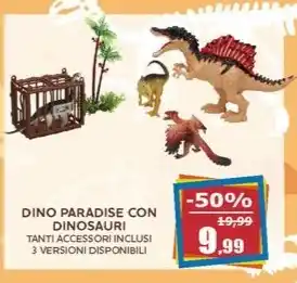 Happy Casa Dino paradise con dinosauri offerta