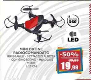 Happy Casa Mini drone radiocomandato offerta