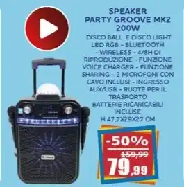 Happy Casa Idance - speaker party groove mk2 offerta