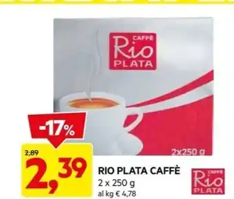 DPiù RIO PLATA CAFFÈ offerta
