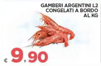 GAMBERI ARGENTINI L2 CONGELATI A BORDO