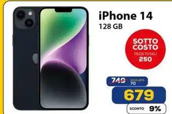 Euronics iPhone 14 128 GB offerta