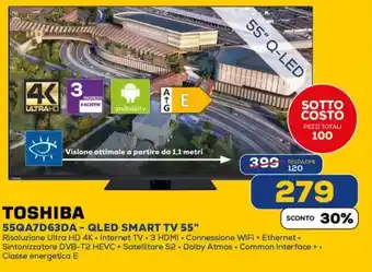 TOSHIBA 55QA7D63DA - QLED SMART TV 55"
